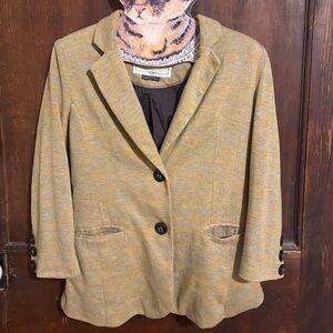 Cartonnier Anthropologie Mustard Blazer